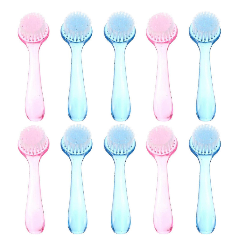 Plastic Nail Brush, Assorted Colors, 13x4x3 cm, Balanced Bristle Firmness for Effective Nail Hygiene