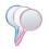 Hand Mirror, Double-Sided 1x/3x Magnifying Handheld Mirror with Handle, Set of 3 (Assorted Colors) 1