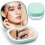 Magnifying Mirror with Light, 1X/5X Portable LED Travel Makeup Mirror, Compact Hand Held 1