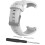 Rotating Fog Free Shaving Mirror for Other Phone Models, White 1