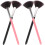 Professional 4Pcs Makeup Brush Set, Assorted Colors, Black, 16x4x0.4cm 1