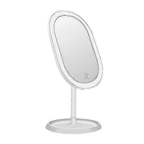 Makeup Vanity Mirror with LED Lights, 3 Color Modes, Dimmable Touch, Cord/Cordless