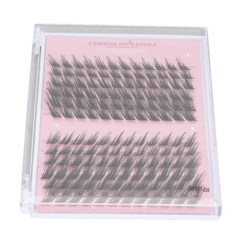 Professional DIY Fluffy Wispy Lashes 036 144 Cluster