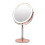 Specchio da trucco color oro rosa da 20 cm con luce USB e ingrandimento 10x. 1