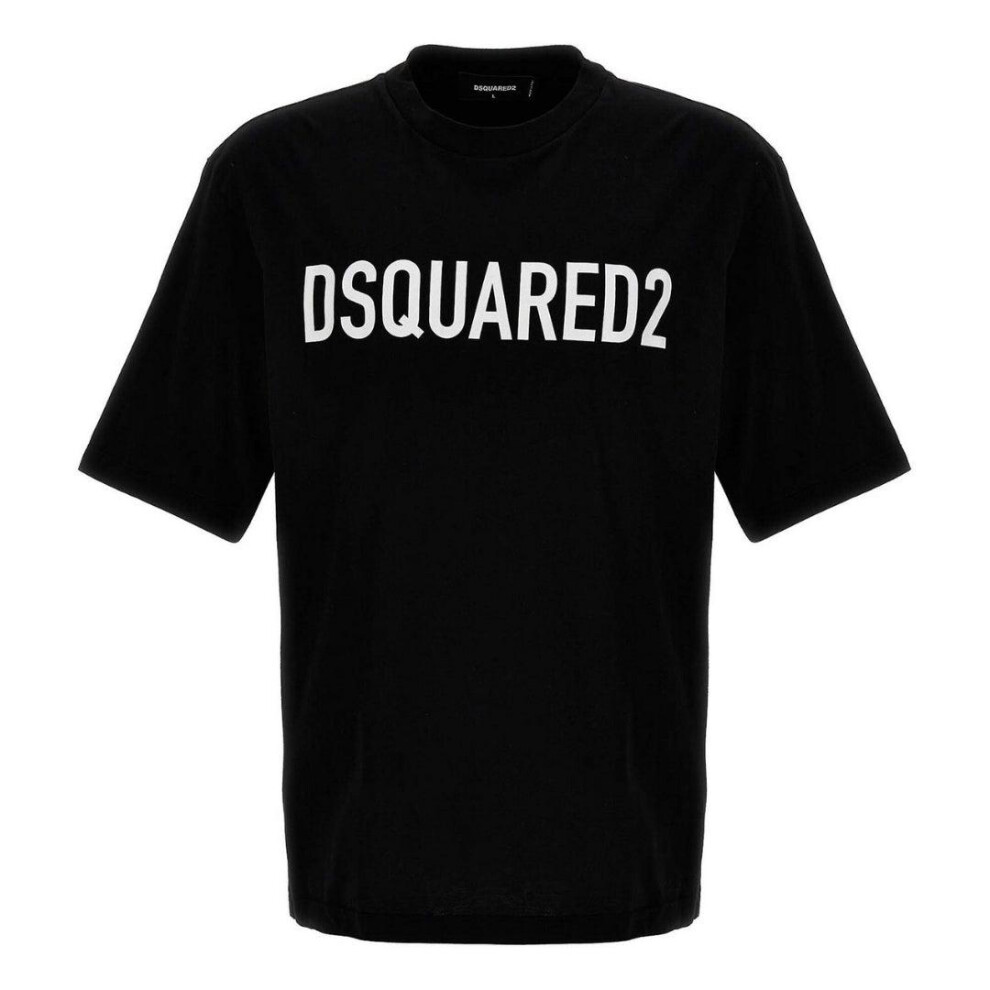 Dsquared2 (Xl, ) Mens Logo T-Shirt Black