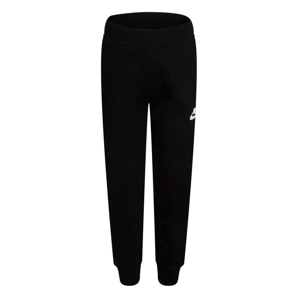 Nike (4-5 Years, ) Girls Fleece Logo Jogging Bottoms Black