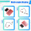 DSO138 Oscilloscope Digital Assembled TFT with Probe Test Clip for  ARM Detection Development Board 7