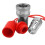 3set 3/8Inch NPT Thread ISO7241-1A Hydraulic Quick Disconnect Coupler Set with Dust Cap 5