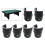 6PC Billiard Pool Table Pockets Table Accessories Space Saving Sturdy Billiard Table  Hole Pocket Billiards Supplies 2