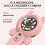 2 in 1  Digital Microscope 500X Handheld Microscope 2 MP Camera with 8 Leds for Kids Plants Insects 2
