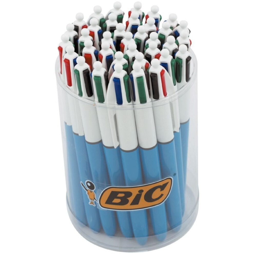 Bic 4 Colours Original Ballpoint Pens Medium Point (1.0 Mm) – Pot Of 36
