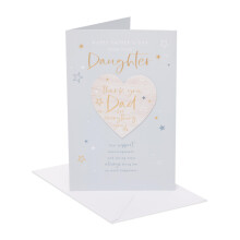 UK Greetings | Father's Day Card from Your Daughter | Card for Dad, Grandad, Husband | Him, Boys, Men | Thank You Design | With Envelope | 16.5 x 25.