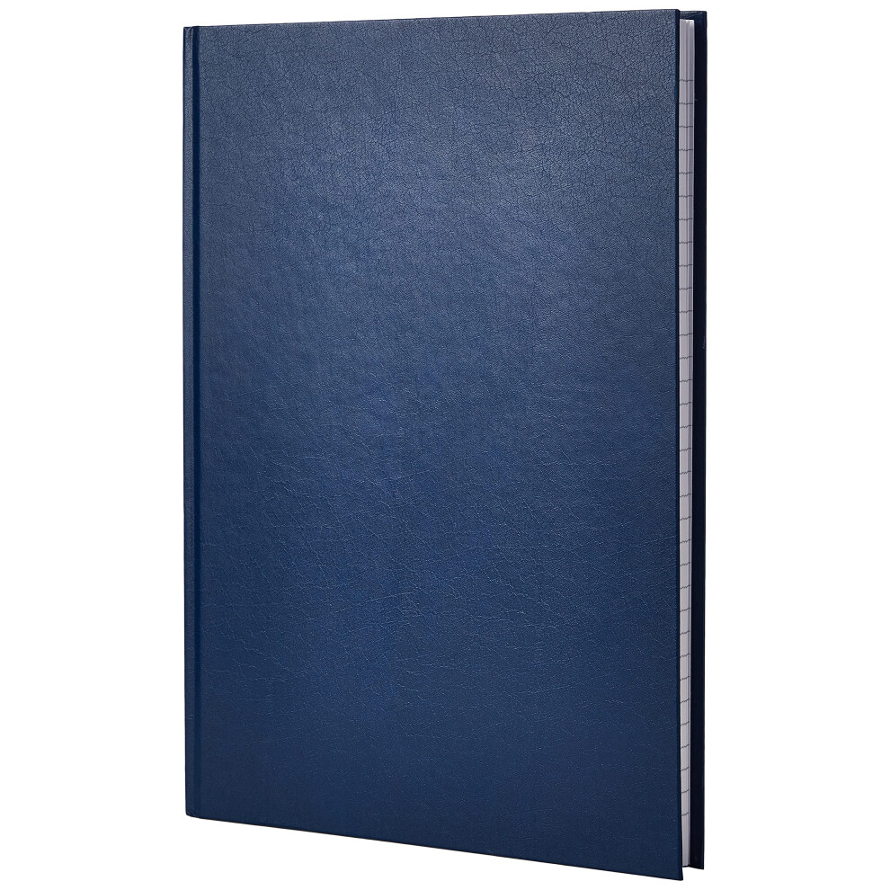 Photos - Notebook Q-Connect Feint Ruled Manuscript Book A4 96 Sheet A4 Blue K00060