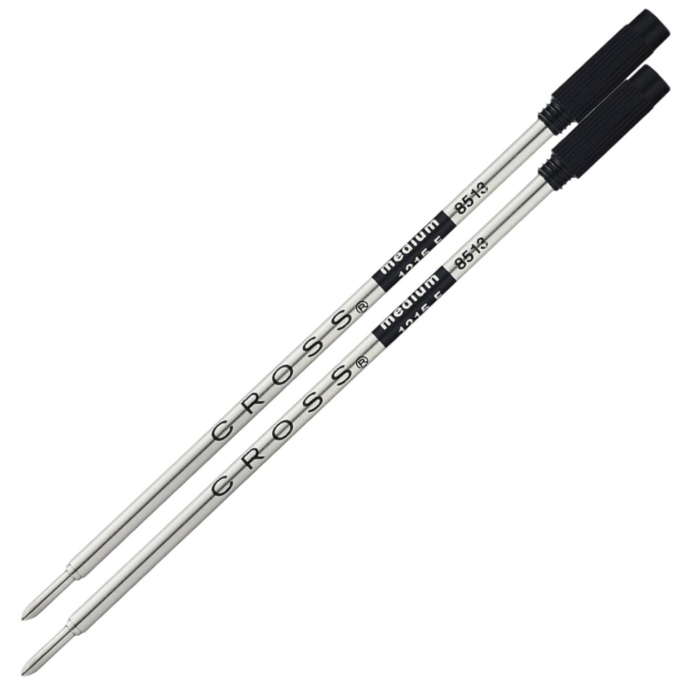 Cross Ballpoint Refill, Medium 2 Per Card, (8513-2) Black