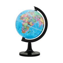 Exerz 14cm Educational World Globe Political Map Rotating Desktop