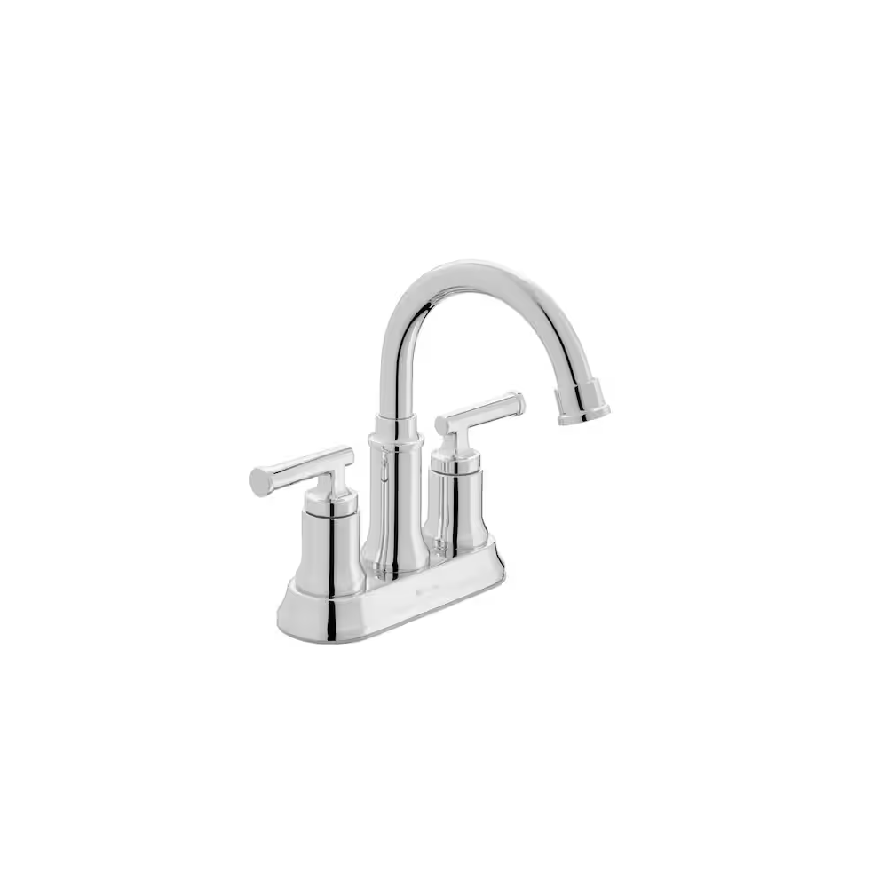 Glacier Bay Oswell 4 In. Centerset Double Handle High-Arc Bathroom Faucet In Chrome 464643985863