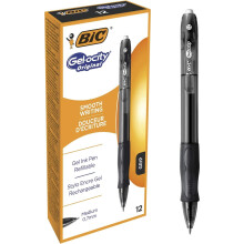 BIC Gel-ocity Original, Gel Ink Pens, With a Soft Grip, Seamless Smooth Writing,