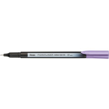 Pentel S40 Pointliner Pen, Colour Dye Ink, 0.4mm Line, Lavender ink (One Pen)