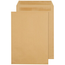 Q-Connect C4 Envelopes Pocket Self Seal 90gsm Manilla (Pack of 250)