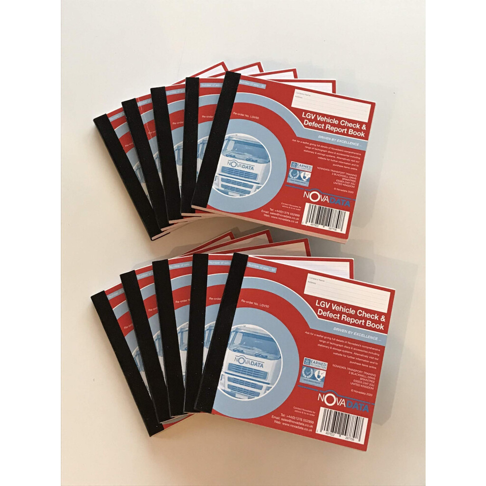 Photos - Other Office Equipment 10 x Vehicle Check and Defect Report Books