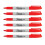 Sharpie Sharpie Red Fine Markers - Pack of 6 1