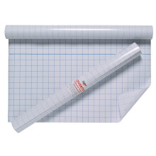 Tiger 50cm x 10m QUALITY ROLL OF CLEAR STICKY BACK PLASTIC BOOK COVER