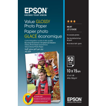 Epson Value | Glossy Photo Paper 10x15cm (6x4 inch) | 50 Sheet | 183gsm - C13S400038
