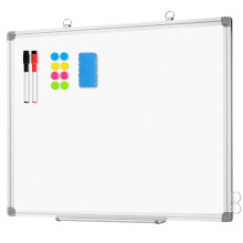 Whiteboard Magnetic White Board for Walls 60 x 45 cm, Magnetic Board for Wall Dry Erase Kitchen Whiteboard A2, Wipe Board for Home Aluminum Frame, Of
