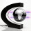 KAIMC Magnetic Levitating Globe Floating World Map with LED Light Frame and Touch Control, Rotating Earth Anti-Gravity Lamp, Cool Tech Gadgets Unique 1