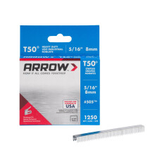 Arrow Staples T50 Box 1250 - 5/16 in