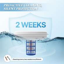 Solar Pool Cleaner Floating Water Cleaner and Purifier,Solar Powered to 35,000 Gal,for Fresh and Salt Water Pools