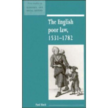 The English Poor Law 1531 1782 by Paul Slack Hardcover Book