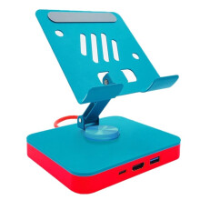 3 in 1 Adjustable  Pad Stand with HDMI2.0 4K 60Hz USB2.0 PD 100W Charging  for  2