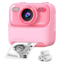 Kids Instant Camera 1080P HD Dual Lens Digital Camera Gifts with Print Paper Birthday