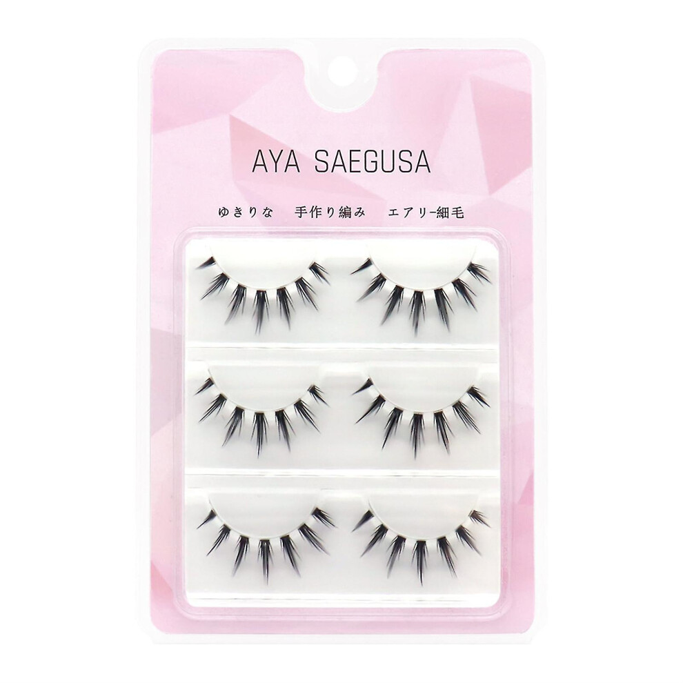 3D Multilayered Bushy Curling False Eyelashes for Wedding Stage Makeup