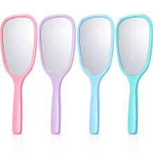 Hand Mirror with Handle, Travel Makeup Mirror