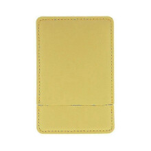 Portable Square Stainless Steel Beauty Mirror with PU Leather Makeup Gift