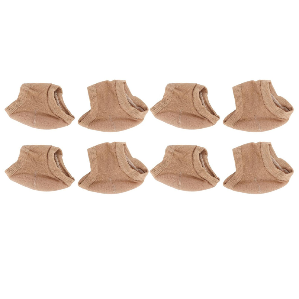 4 Pair Moisturizing Heel Socks, Stop Cracked Heels, Toeless Gel Socks for Foot Care, Skin