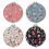 Assorted Color 7x7cm Compact Pocket Makeup Mirror Portable Cosmetic Accessory 1