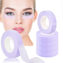 6 Rolls Breathable Micropore Under Eye Tape for Lash Extensions – Adhesive Eyelash Tape Tool