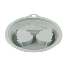 Green Ergonomic Silicone Nail Soak Basin, Hand Care Bowl for Cuticle Maintenance