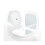 Mini miroir de voyage double face grossissant x5 avec éclairage LED, épingle 1