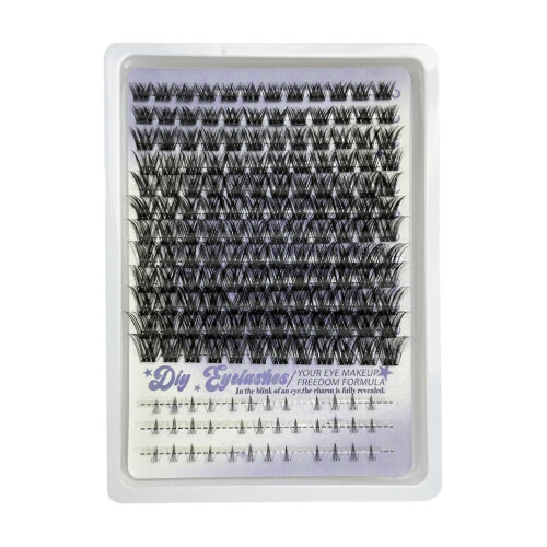 205 DIY Individual Cluster False Eyelashes Thick Volume Natural Look