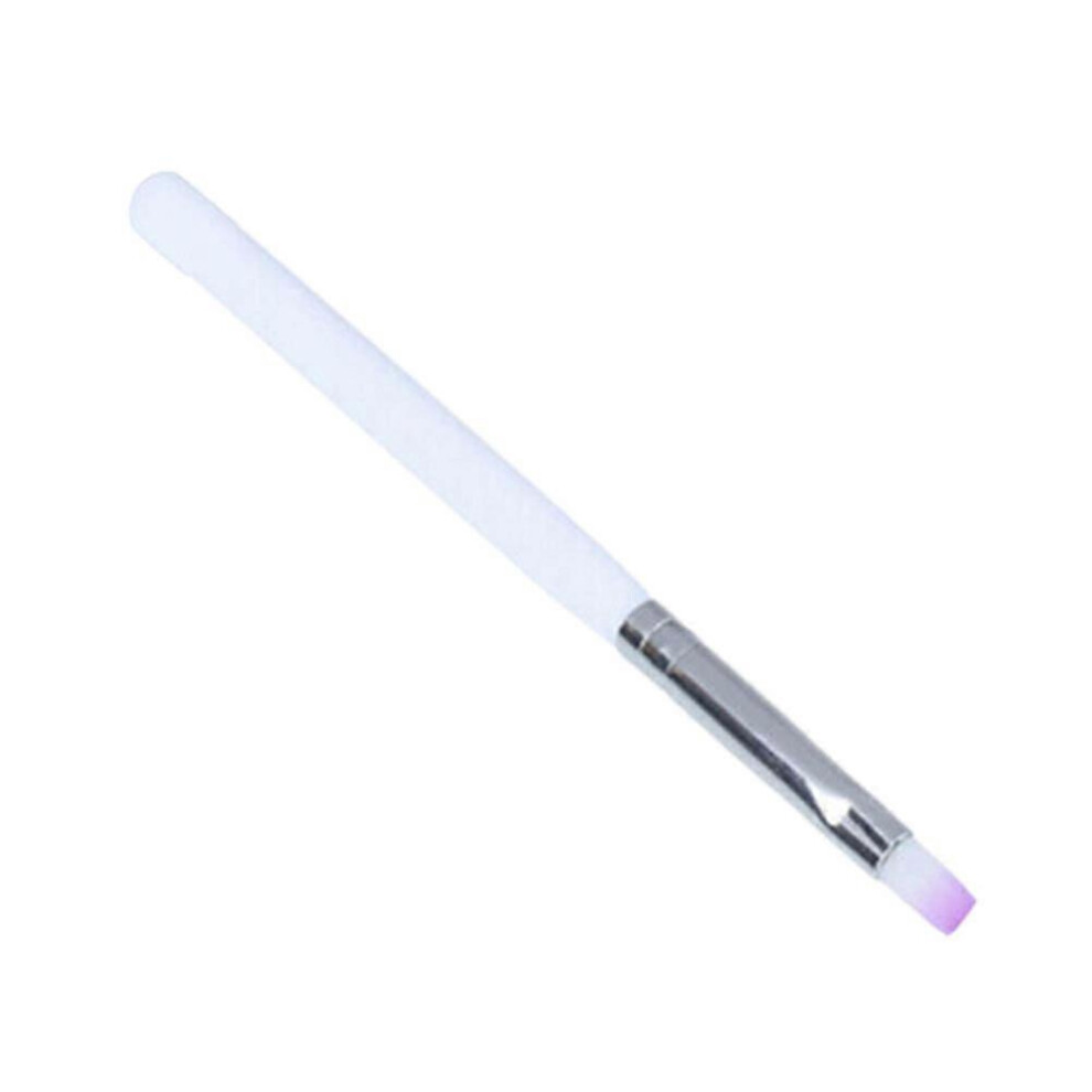White Nail Drawing Brush Gel Pen 9Pcs Professional Set
