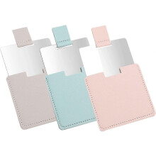 Lot de 3 mini miroirs de maquillage de voyage portables