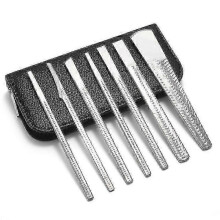 Kit profesional de cuchillos para pedicura, 7 cuchillas de acero inoxidable para eliminar callos.