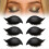Black Adjustable Eyelash Stickers & Eyeshadow Combo, Reusable False Lashes for Beginners 1