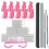 Kit di 7 strumenti per manicure e nail art multicolore con lime e buffer a grana 100/180 e rimuovi cuticole. 1