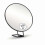 Specchio ingranditore 30x30x con supporto e pinzette, specchio compatto da viaggio per il trucco 30x/1x. 1