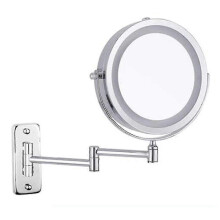 Wall Mounted 10x Magnifying Double Sided LED Makeup Mirror